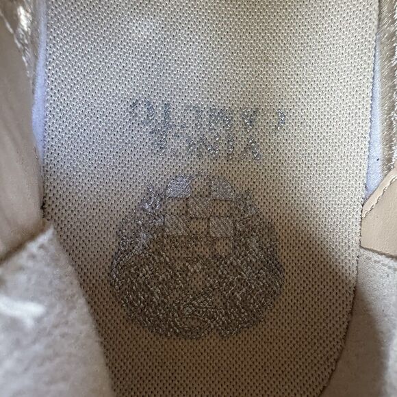 Vince Camuto Jamminna Sneakers Women's Size 6M Summer Knit Golden Platform Bone - Picture 8 of 8